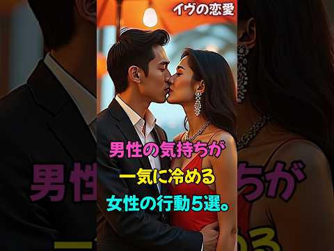 男性が一瞬で冷める女性の言動5選!!  「なんで急に冷たくなったの…？」実は“ある一言”が、彼の気持ちを一瞬で冷まします。