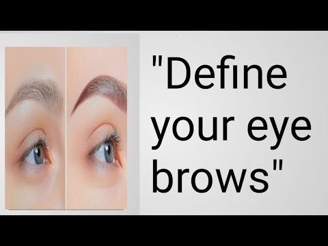 Eyebrows define