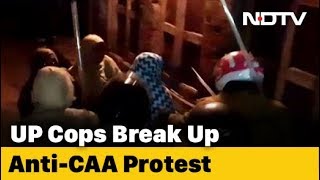 On Camera, Women At CAA Protest In UP Chased, Thrashed By Cops