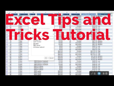Excel Tips and Tricks Tutorial