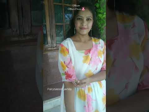 Beautiful Long Frock Try-On #shorts #youtubeshorts #trending #shortfeed #meesho #viralshorts #frock