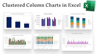 Excel Charts Tutorial: How to Create a Clustered Column Chart in Excel