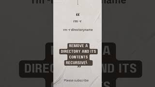 Linux Command Line Basics#rm -r
