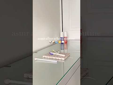 asmr after school routine #preppy #aesthetic #asmr #routine #algorithm #viral #skincare #itgirl