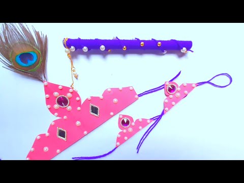 Krishan Jewellery For Baby Boy And Girl/Krishna Janmashtami special/Krishna Jewellery Making At Home