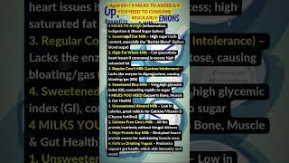 Aged 60+? 4 MILKS TO AVOID & 4 YOU NEED TO CONSUME REGULARLY