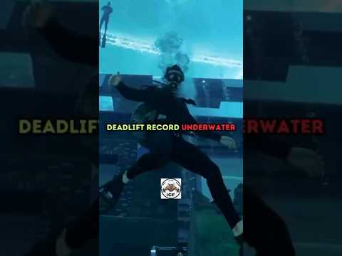 World Record for Heaviest Deadlift Underwater | #shorts