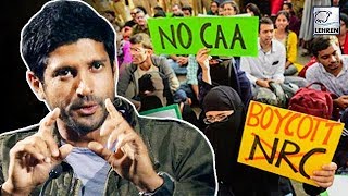 Farhan Akhtar SLAMMED For Breaking The Law | CAA Protest | LehrenTV