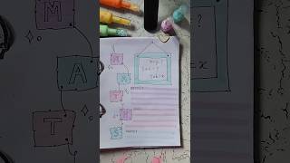 project front page ideas 🤌🏻💡 #projectborderdesign #projectfrontpage #trending #shorts #easyart