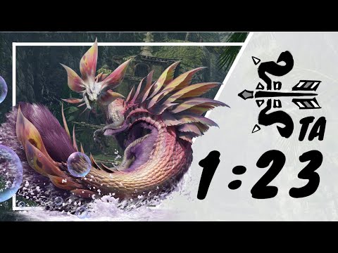 [MH RISE PC] Mizutsune - Bow Solo 1:23 (TA Wiki Rules)