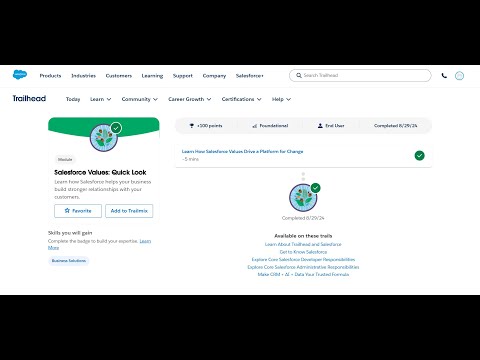 Learn How Salesforce Values Drive a Platform for Change | Salesforce Values: Quick Look | Trailhead