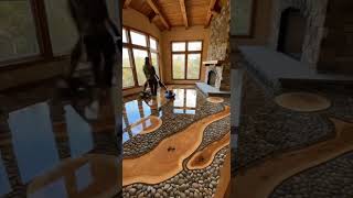 Incredible epoxy resin floor #floorart #epoxy #epoxyart #architecture