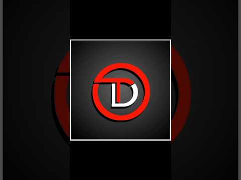 TD Brand logo design #ytshorts #logo @SantoshDas02