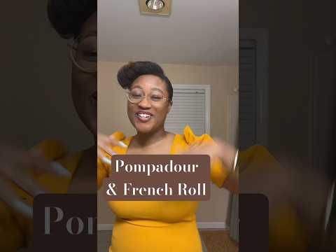 I’m blessed & highly favored on this Resurrection Sunday! ✝️ #pompadour #naturalhair #frenchroll