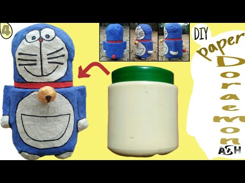 how to make Doraemon with paper