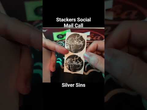 #stackerssocial #mailcall #pokerchips from @SilverSins #unboxing #silverstacking