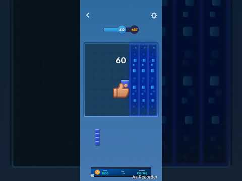 Block Blast Fever! One Wrong Move & It's Over! 🔥 | Addictive Puzzle Game #shorts