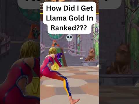 I Got Llama Gold In Ranked Fortnite?? 😭 💀 #fortnite #gaming #foryou #fortnitefunny