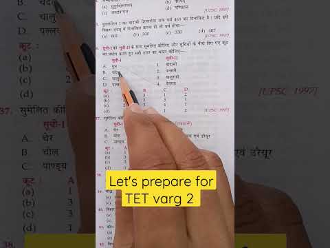 practice questions for TET varg 2