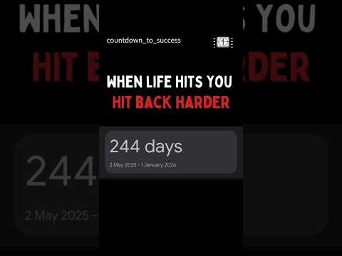 Hit BACK Harder#stayfocused #mindsetmatters #motivation#NoRegrets
