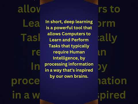 BASIC CONCEPTS OF AI DEEP LEARNING#deeplearning #AI