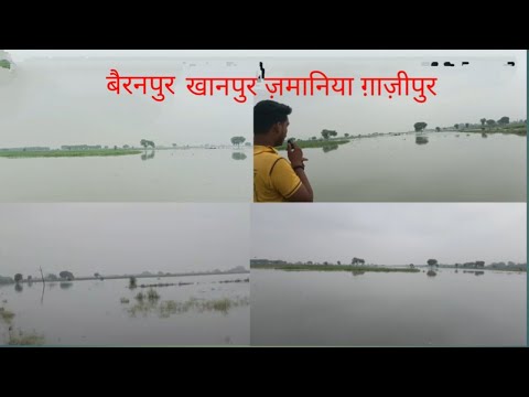 बैरनपुर खानपुर ज़मानिया ग़ाज़ीपुर Ganga flooded again/LatestUpdate Ganga Flood 2025 #rasidahamad 