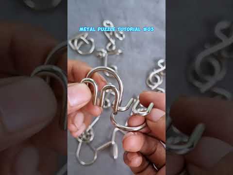 metal puzzle tutorial 03 #asahotak #brainpuzzles #puzle