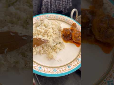 Bagara rice ❤️ Easy way to cook Hydarabadi Bagara 🤷🏻‍♀️ #bagararicerecipe #youtubeshorts