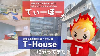 【帝京大学】国際学生寮 八王子大塚 T-Houseにてぃーぼーがやって来た！