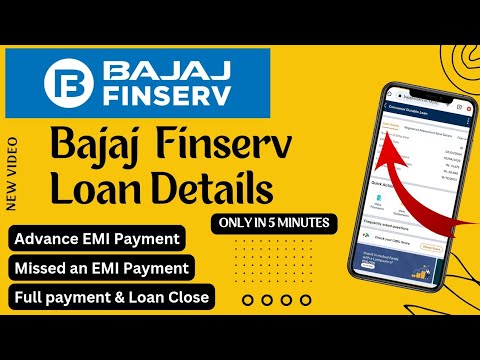 How to get Bajaj Finserv Loan details. Advance, missed,full payment kaise kre.full details.