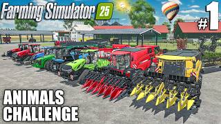 This is a NEW CHALLENGE | HARDCORE ANIMALS Challenge | Farming Simulator 25