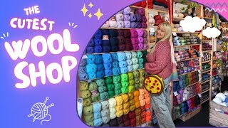 I Found the CUTEST Yarn Shop Near Manchester – You Need to See Inside Manchester Wool and Yarn! 🧶✨