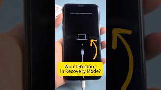 😢iPhone Won't Restore in Recovery Mode? FREE Fixes Here! #shorts