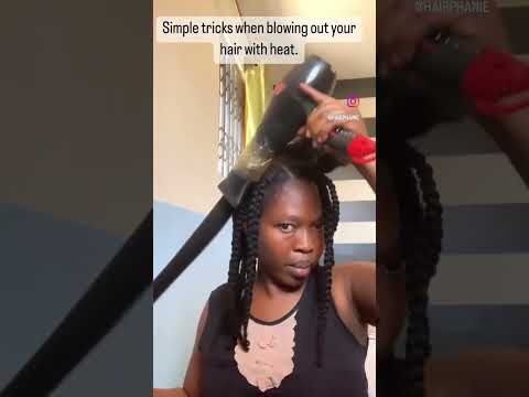 Tips when blow drying your hair 🔥 #haircare #hairstyle #hairtutorial #naturalhair