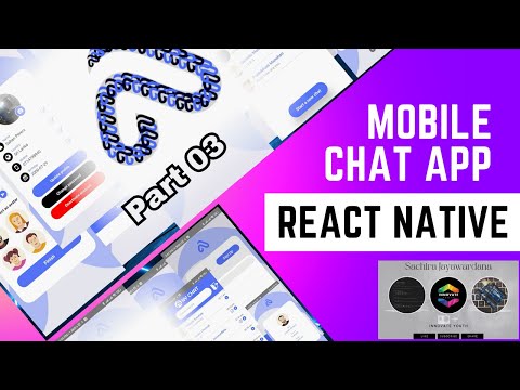 React Native project 01 - Mobile Application development | Chat App - Part 03 | Home #reactnative