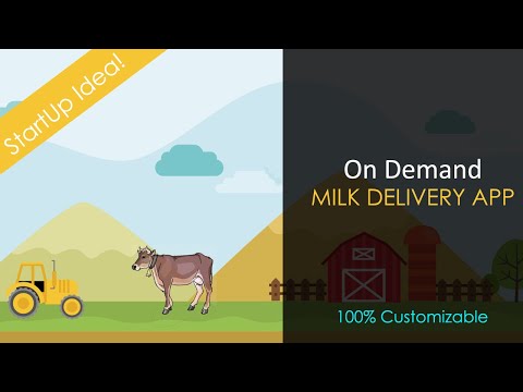 On Demand Milk Delivery App | 100% Customization | StartUp App Idea