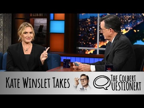 Kate Winslet Takes The Colbert Questionert - Part 1