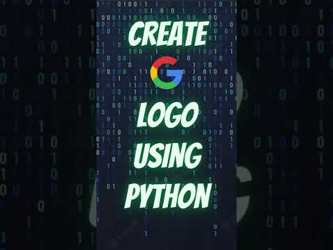 Draw Google Logo using Python Turtle #shorts #python #pythonturtle #google #googlelogo #pythonshorts