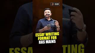Essay Writing Format For Ras Mains  | Ceramic Academy | Vikas Gupta Sir