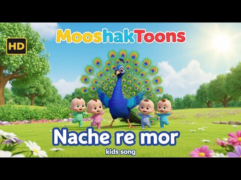 Nache re mor pankh felake #mooshaktoons #funny #cartoon #nacheremor