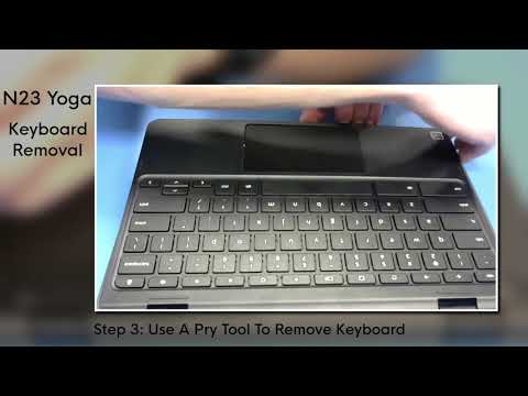 N23 Yoga Keyboard Removal