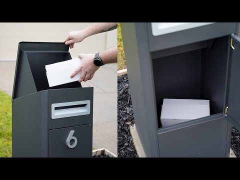 Parcel Letterbox Mail Drop Box Theft-Proof Weatherproof For Secure Deliveries