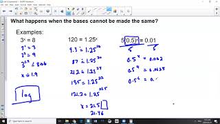 Solving Exponential Equations Using Trial and Error