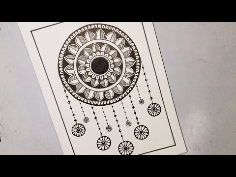 Mandala art for beginners || beautiful mandala #mandala #mandalaforbegineers#mandalalove