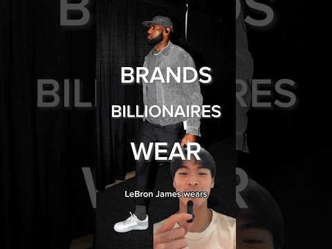 What brands does LeBron wear? #billionaire #luxuryfashion #lebron #designer