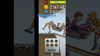 hill climb racing robot🤖 car game hack #viralshort