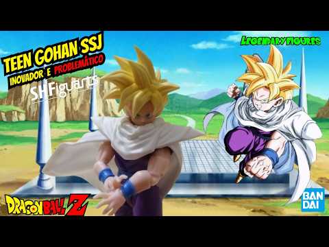 Teen Gohan SSJ Inovador e Problemático SH Figuarts Dragon Ball Z Bandai Unboxing e Review Definitivo