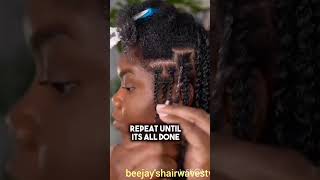 How To: Mini Twists Protective Style 🔥. #shorts#protectivestyles#naturalhair#africanamerican#black