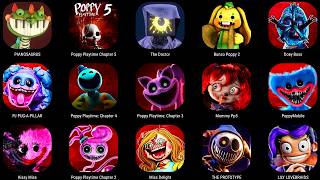 Poppy Playtime: Chapter 1, 2, 3, 4, 5, 6, 7, 8, 9, 10 Mobile - Full Gameplay All Endings & Bosse!