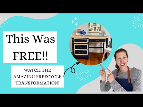 Amazing Furniture Makeover! | Freecycle Furniture | Furniture Transformation